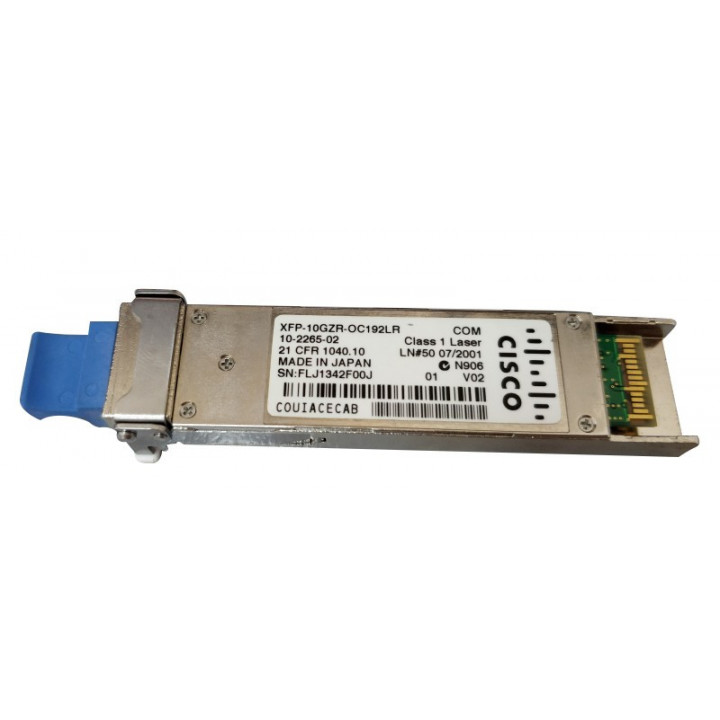 Трансивер Cisco XFP-10GZR-OC192LR (XFP, 10Gb/s, до 80 км, 1550 нм, DDM)