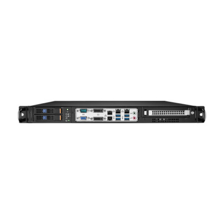 Промышленный компьютерный корпус Advantech HPC-7120S-35ZB (1U, Micro ATX/ATX, активное охлаждение)