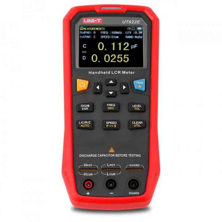 Измеритель RLC UNI-T UT622E (L/C/R/DCR, 0,1%, 5 частот) Измеритель RLC UNI-T UT622E (L/C/R/DCR, 0,1%, 5 частот)