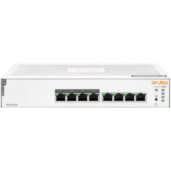 Коммутатор HPE JL811A (8G Web-managed 4p Class4 PoE 65W fanless)