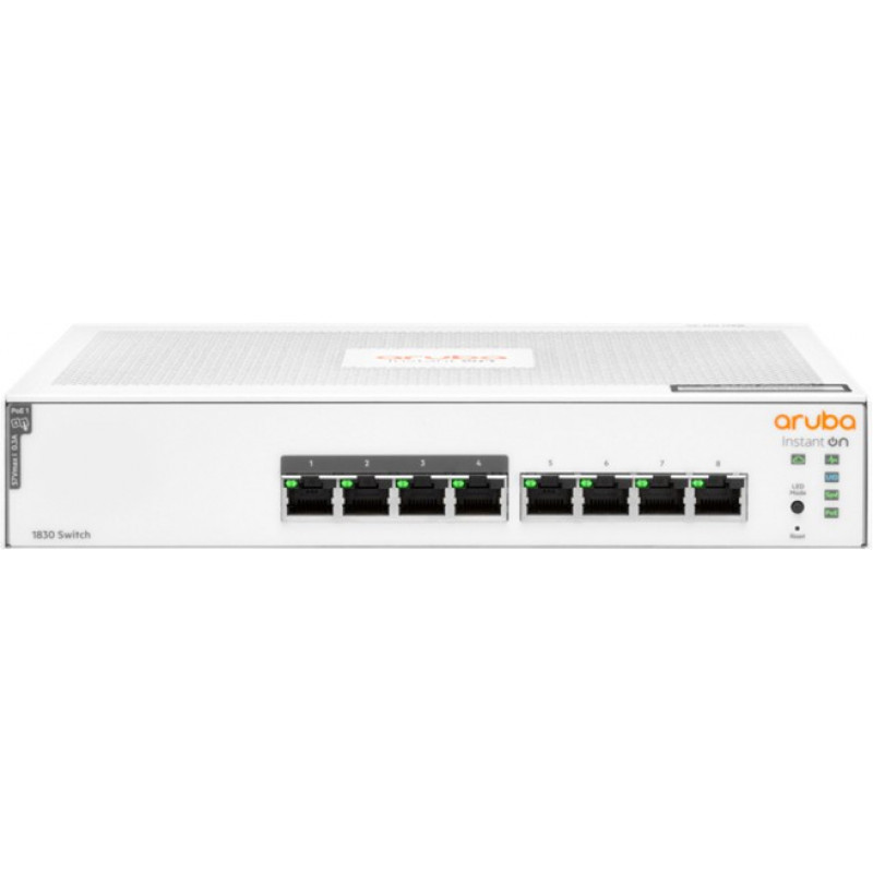 Коммутатор HPE JL811A Instant On 1830 8G 4p Class4 PoE 65W