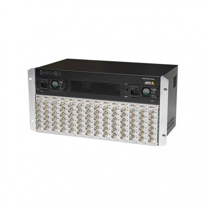 Шасси AXIS 0575-002 Q7920 (5U, до 14 плат, до 84 аналоговых камер) Шасси AXIS 0575-002 Q7920 (5U, до 14 плат, до 84 аналоговых камер)