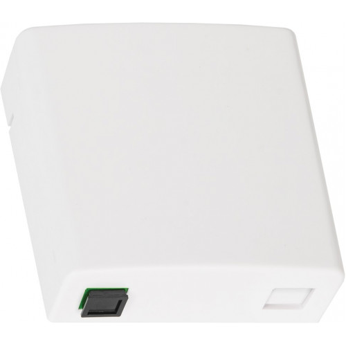 Оптическая розетка NIKOMAX NMF-WO01SCAS2-CS-WT (1 порт SC/APC, SM 9/125 OS2, комплектная)