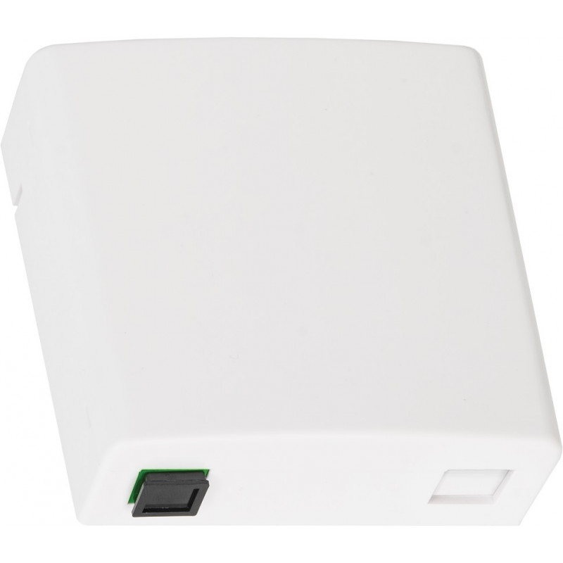 Оптическая розетка NIKOMAX NMF-WO01SCAS2-CS-WT (1 порт SC/APC, SM 9/125 OS2, комплектная)