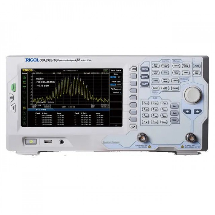 Анализатор спектра RIGOL DSA832E-TG (9 кГц-3,2 ГГц, трекинг-генератор)
