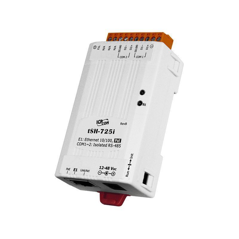 Преобразователь ICP DAS tSH-725i CR (2 изолированных RS-485, PoE)