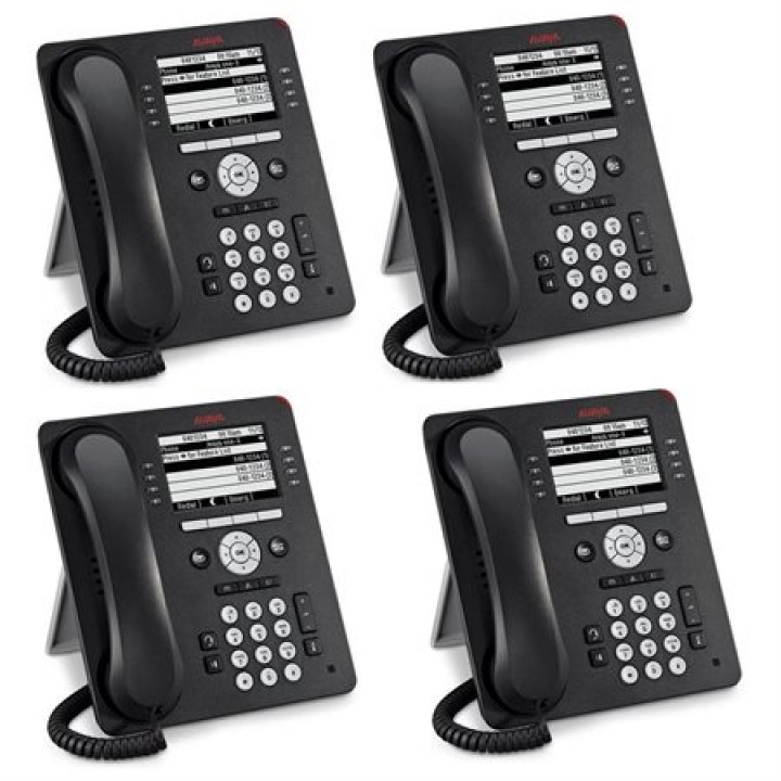 Комплект из 4-х IP-телефонов Avaya 9608G Gray Global 700510905 (до 8 каналов)
