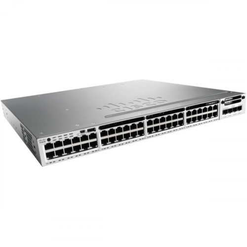Коммутатор Cisco WS-C3850-48T-E (48 портов, до 10 Гбит/с, IP Services)