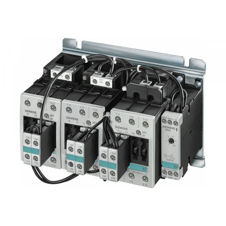Контакторная сборка Siemens 3RA1444-8XC21-1BB4 (AC-3 55 кВт/400V, DC 24V, звезда-треугольник) Контакторная сборка Siemens 3RA1444-8XC21-1BB4 (AC-3 55 кВт/400V, DC 24V, звезда-треугольник)