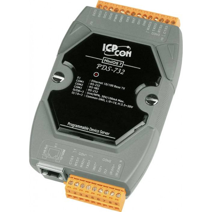 Сервер программируемый ICP DAS PDS-732 CR (2xRS-232, 1xRS-485, 4DI/4DO) Сервер программируемый ICP DAS PDS-732 CR (2xRS-232, 1xRS-485, 4DI/4DO)