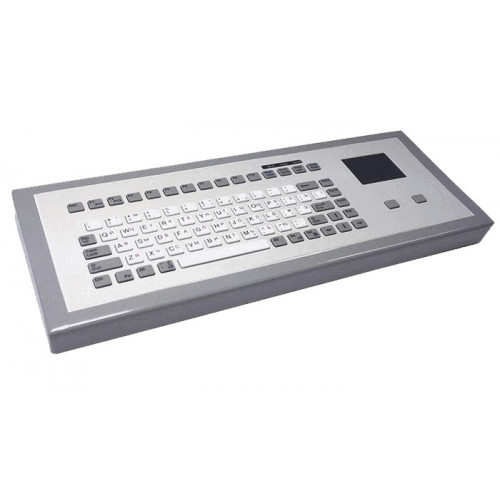 Промышленная клавиатура Ниеншанц-Автоматика TKG-083b-TOUCH-MGEH-PS/2-US/CYR (KG15223-NA) (силиконовая, с тачпадом, металлический корпус)