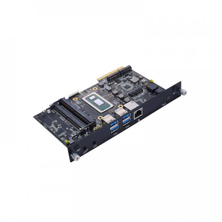 Компактный встраиваемый компьютер Axiomtek SDM500L-I3B-NN1 (i3-8145, без HDMI/USB Type-C)