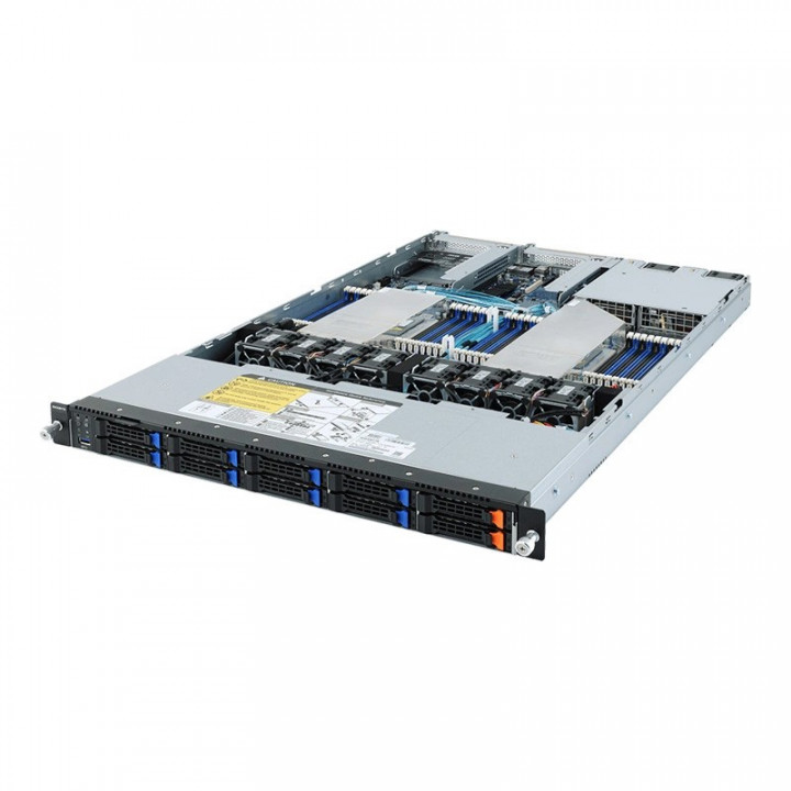 Серверная платформа GIGABYTE 6NR182Z91MR-00-A00 (Dual AMD EPYC 7002, 32xDIMM, 2x1GbE, 8x2.5 SATA, 2x2.5 NVMe, 1200W)
