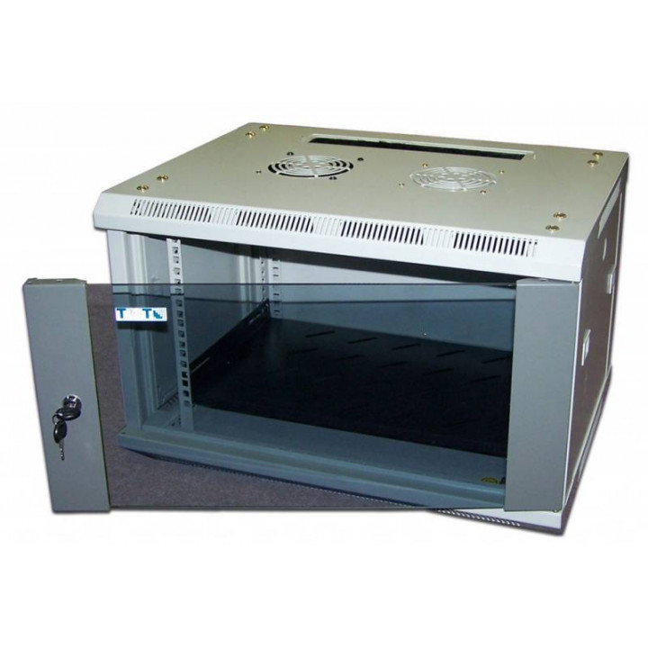 Настенный шкаф LANMASTER PRO TWT-CBW2-15U-6X4 (15U, 600x450, 60 кг, серый)
