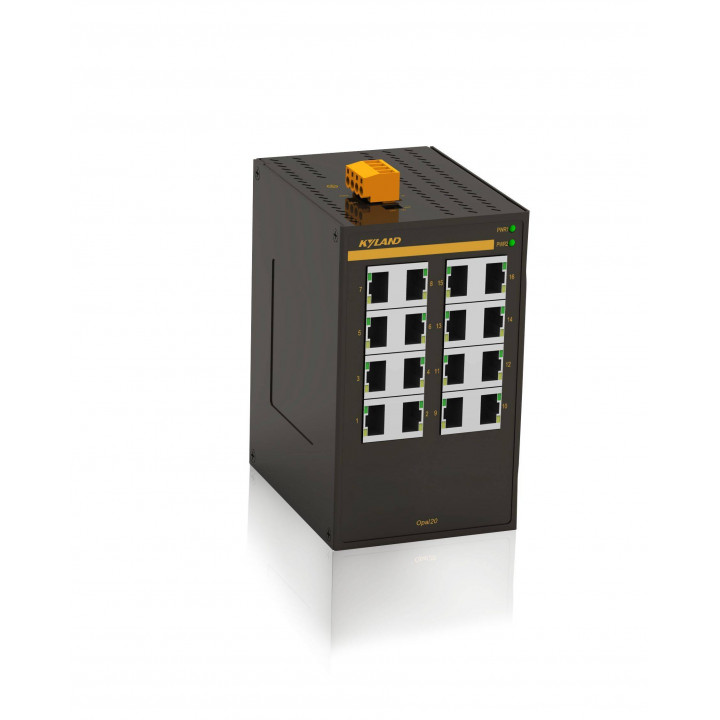 Промышленный коммутатор Kyland Opal20-16T-LV-LV (16xRJ45 10/100M, питание 12-48В, -40...+75°C)
