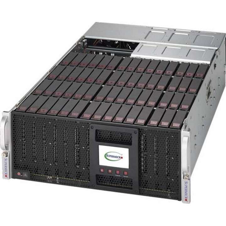 Серверная платформа Supermicro SSG-6049P-E1CR60H (4U, 2xLGA3647, 60x3.5/2.5 SAS/SATA, LSI3108)