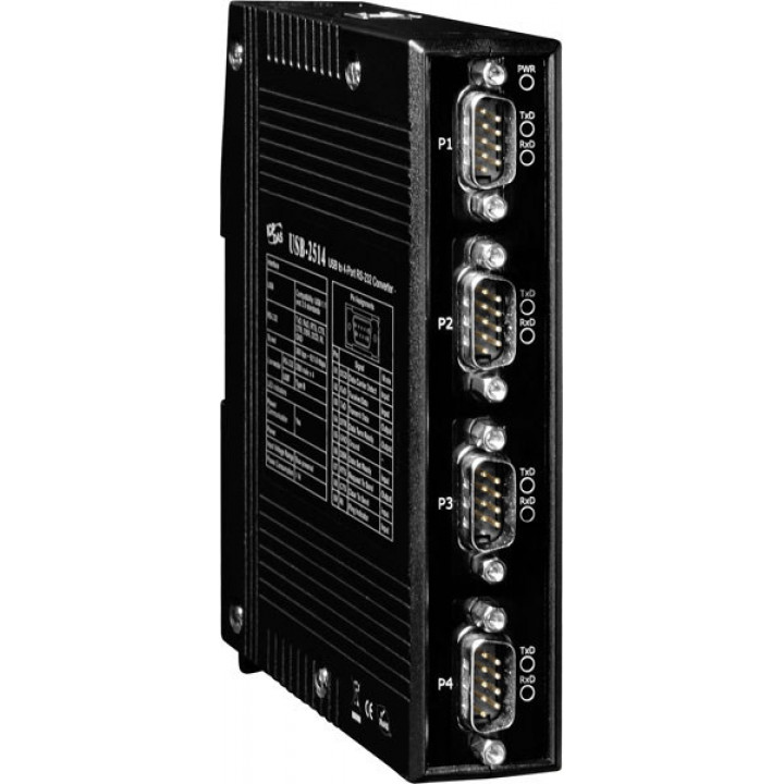 Преобразователь ICP DAS USB-2514 CR (USB to 4-Port RS-232)
