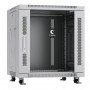 Шкаф телекоммуникационный Cabeus SH-05C-12U60/80 (19" напольный 12U 600x800x730мм, стекл. дверь)