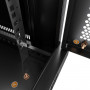 Шкаф Cabeus SH-05F-15U60/60-R-BK (настенный 19", 15U, 600x600x769мм, стекло, черный RAL 9004)
