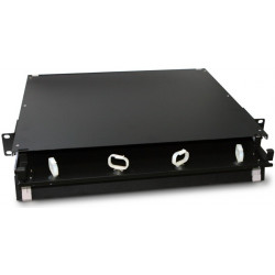 Патч-панель оптическая Hyperline FO-19BX-1U-D1-3xSLT-W120H32-EMP
