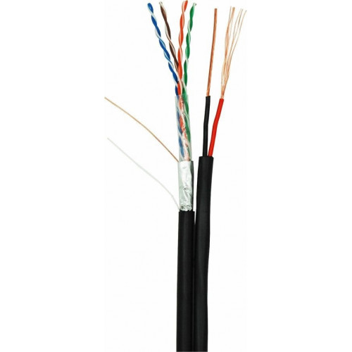 Кабель NETLAN EC-UF004-5E-PC075-PE-BK