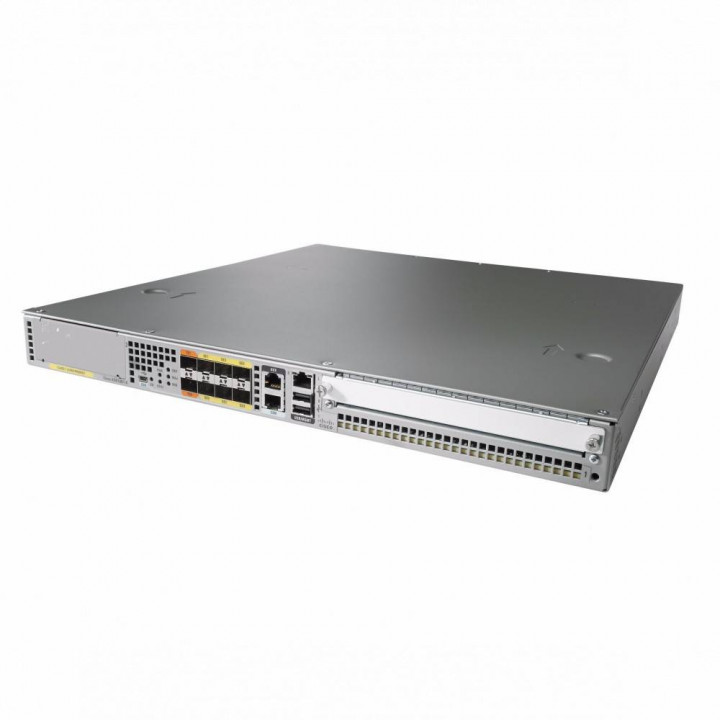 Маршрутизатор Cisco ASR1001-X (Chassis, 6 built-in GE, Dual P/S, 8GB DRAM)