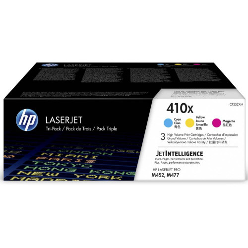 Лазерный картридж HP 410X 3-pack High Yield Cyan/Magenta/Yellow CF252XM
