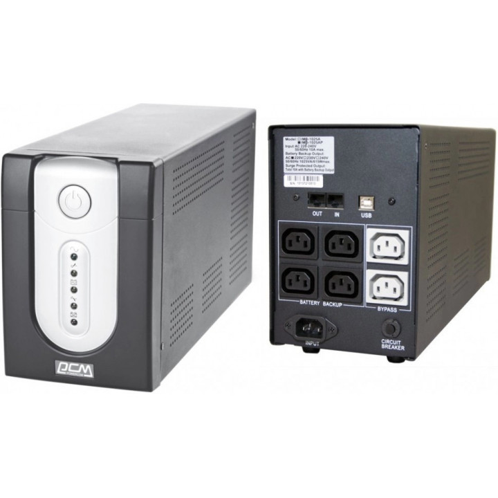 Источник бесперебойного питания Powercom IMP-1025AP (линейно-интерактивный, 1025 ВA, 619 Вт, 6 розеток) Источник бесперебойного питания Powercom IMP-1025AP (линейно-интерактивный, 1025 ВA, 619 Вт, 6 розеток)