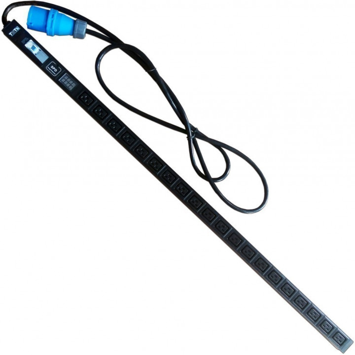 Блок розеток TWT TWT-PDVI-20C9-I9 (вертикальный, 1-фазный, 16A/250V, 20xC19) Блок розеток TWT TWT-PDVI-20C9-I9 (вертикальный, 1-фазный, 16A/250V, 20xC19)