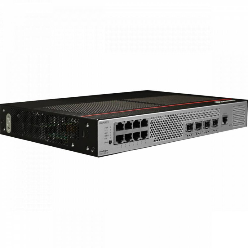Коммутатор Huawei S5735-L8P4S-QA1 (8x1GbE, 4xGE SFP, PoE+, AC, Fanless)