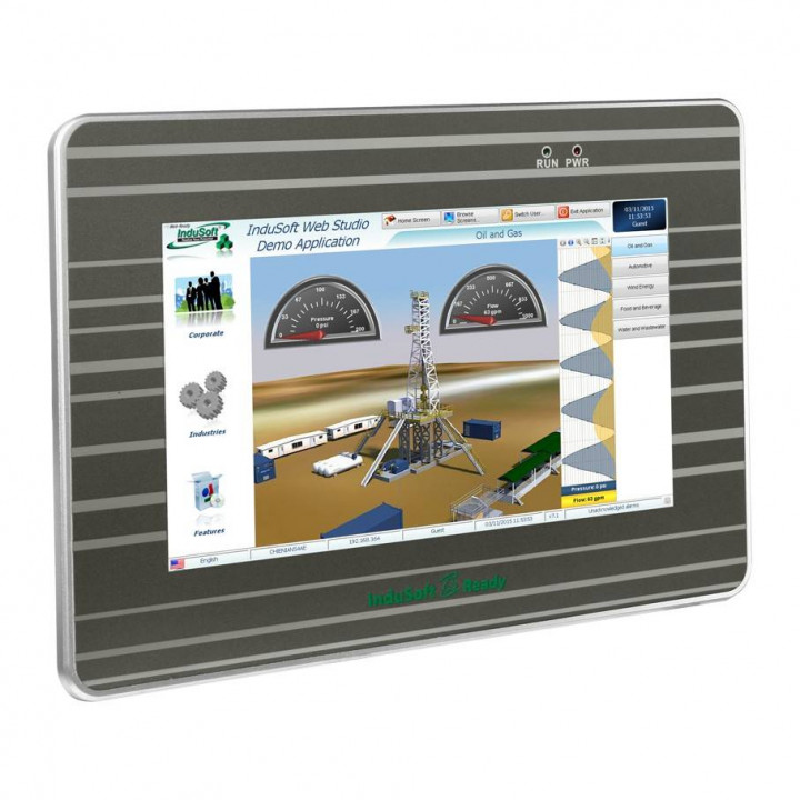 Контроллер панельный ICP DAS IWS-2201-CE7 CR (InduSoft, 7'', Windows CE7)