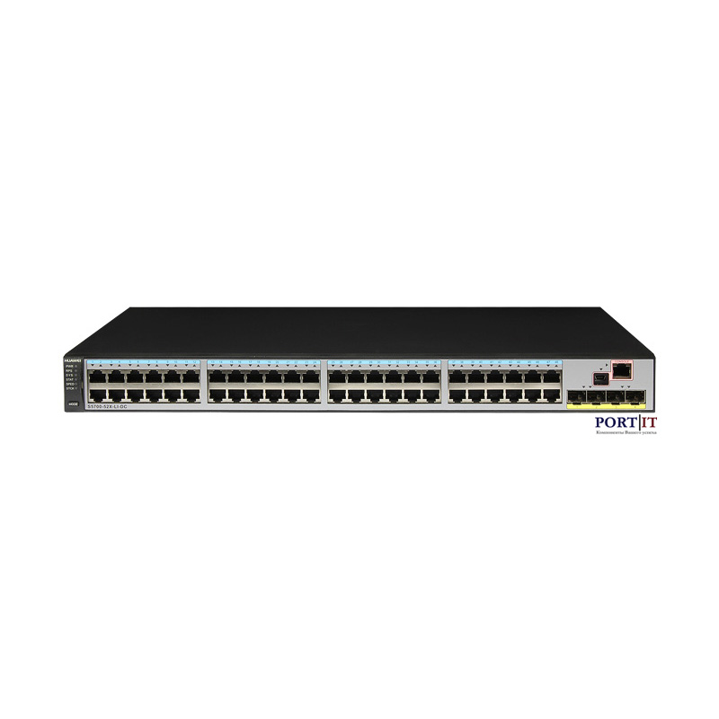 Коммутатор Huawei S5700-52P-LI-DC (48 портов GE RJ45, 4 GE SFP, DC -48V)