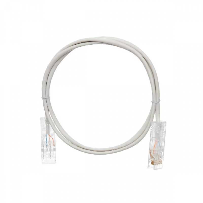Коммутационный шнур NIKOMAX NMC-PC2UD00D-050-GY (U/UTP 2 пары, кат.5, 2х110, 5м, серый)