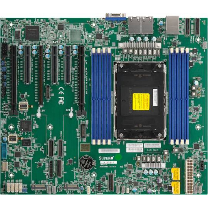 Серверная материнская плата Supermicro MBD-X14SBI-F-B (ATX, SoC, сокет 4710, 8xDDR5, 4xSATA, 2xM.2)