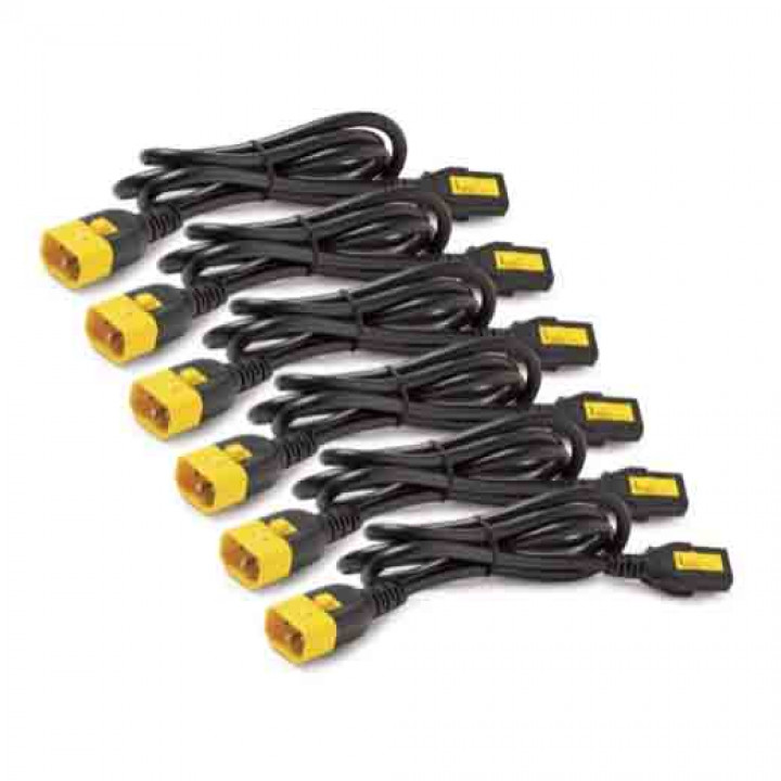 Комплект кабелей APC AP8706S-WW (Power Cord Kit, 6 шт, Locking, C13 to C14, 1.8m)