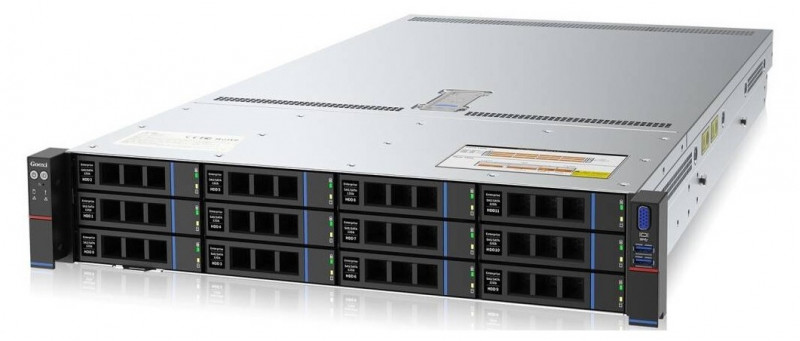 Gooxi SL201-D12R-NV-G3 2U 12 bay server with NVME bp