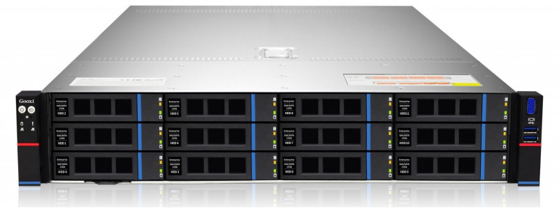Gooxi SR201-D12RE 2u 12 bay platform with expander backplane