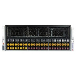 Сервер на базе Supermicro SYS-421GE-TNRT · 2 × Xeon Silver 4516Y · 512 ГБ · 4 × 3.84 ТБ NVMe · 4 × TESLA A100 80 ГБ