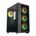 Корпус XASTRA A406 4ARGB Black ATX A406-4FC12A