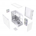 Корпус Powercase Vision Micro S4W mATX белый CVMMSHW-A3