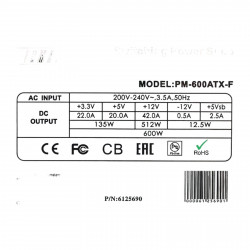 Блок питания IN WIN PM-600ATX-F/6125690 600 Вт