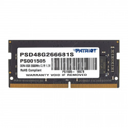 Модуль памяти PATRIOT PSD48G266681S 8 ГБ DDR4-2666 SO-DIMM Модуль памяти PATRIOT PSD48G266681S 8 ГБ DDR4-2666 SO-DIMM