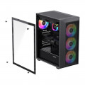 Корпус XASTRA A406 4ARGB Black ATX A406-4FC12A