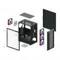 Корпус XASTRA A406 4ARGB Black ATX A406-4FC12A