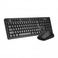 Комплект клавиатура + мышь A4TECH Комплект 3330N Black USB