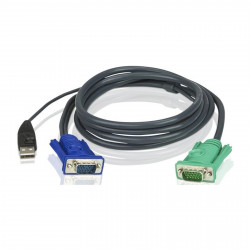 Кабель KVM ATEN HD15M USB A SPHD15M 1.2м 2L-5201U Кабель KVM ATEN HD15M USB A SPHD15M 1.2м 2L-5201U