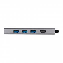 USB-концентратор VCOM CU459 Type-C 6в1 RJ-45 3xUSB3.0 PD HDMI
