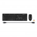 Комплект клавиатура + мышь A4TECH Комплект 3330N Black USB