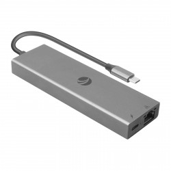 USB-концентратор VCOM CU459 Type-C 6в1 RJ-45 3xUSB3.0 PD HDMI