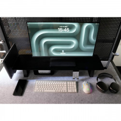 Подставка под монитор Geek Nook Focus Station 85x9x23 см Black 202404205
